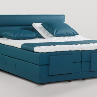 Boxspring waterbed turquoise
